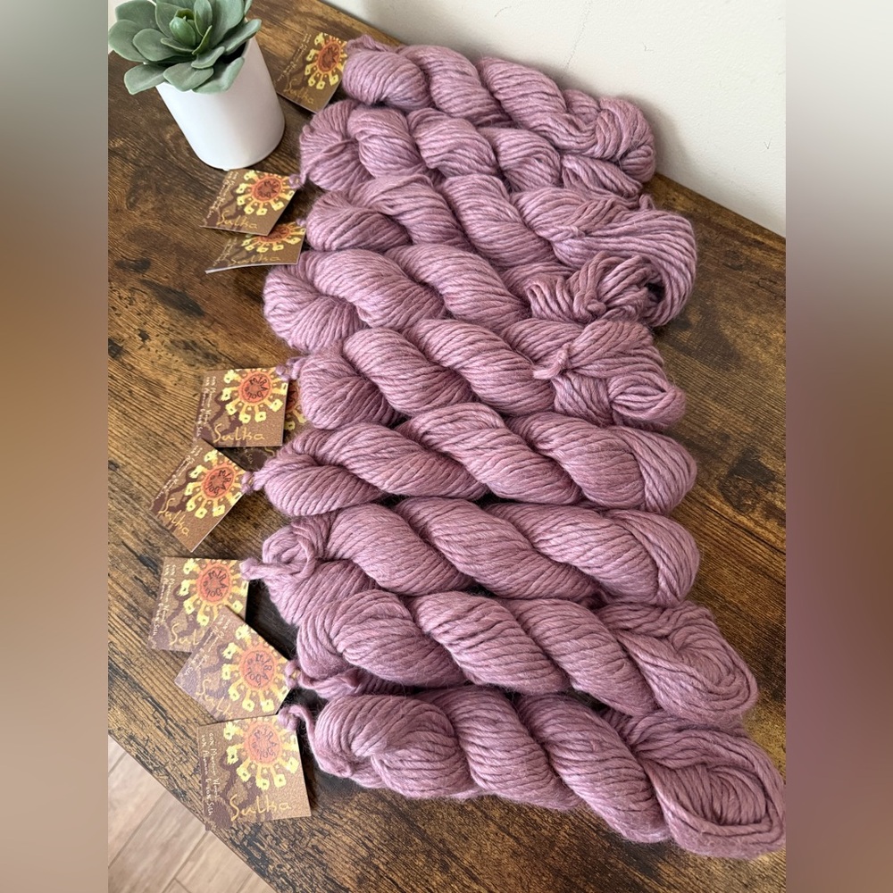 NWT 9 skeins SULKA Marisol yarn Peru wool silk alpaca